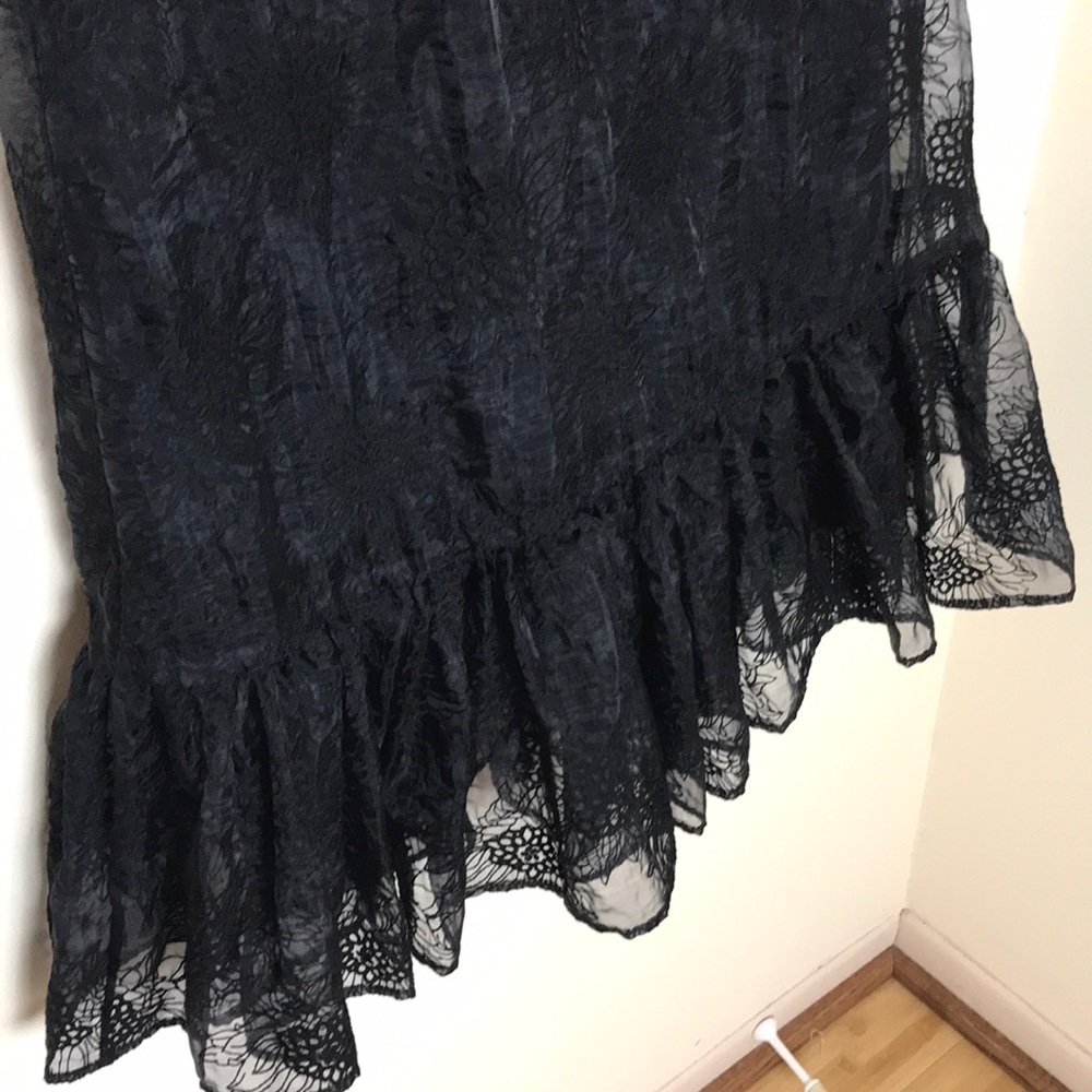 H&M x Sandra Mansour Black Lace Maxi Skirt NWT - Picture 8 of 9